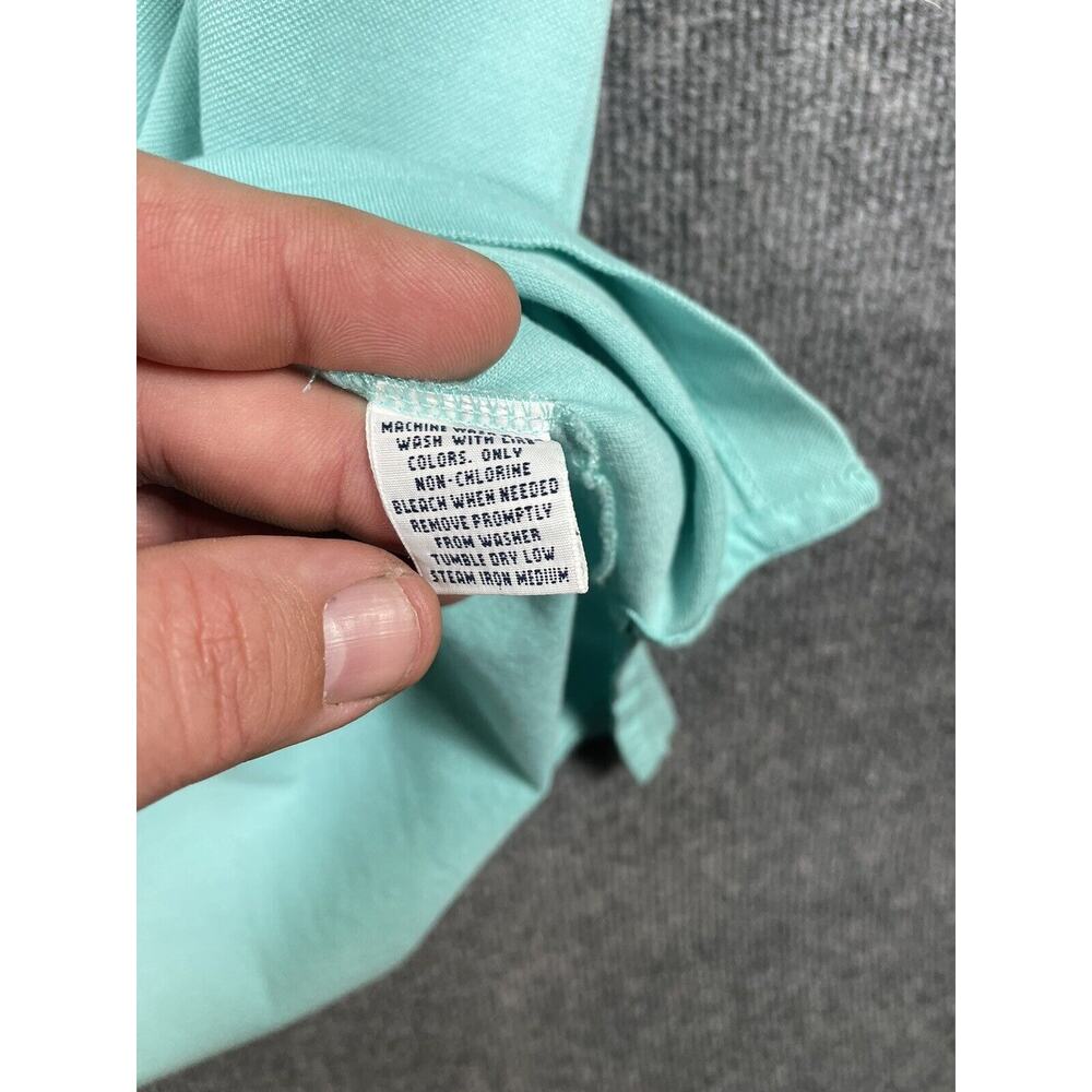 Polo Ralph Lauren Golf Fit Polo Shirt Men's XL Blue Pink Trim Short Sleeve - Picture 9 of 12
